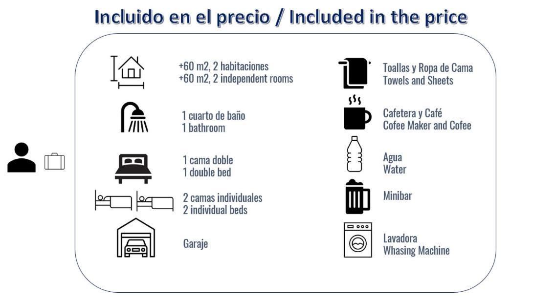 Apartamento Grande, 2 Dormitorios, Garaje Gratis Madrid Esterno foto